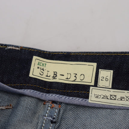 Acht Blue Cotton Low Waist Slim Fit Women Casual Jeans