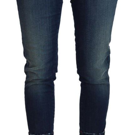 Acht Blue Cotton Slim Fit Women Casual Denim Jeans
