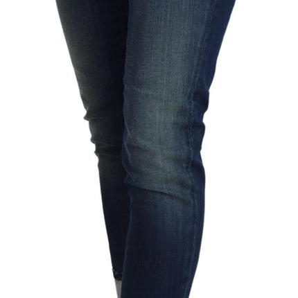 Acht Blue Cotton Slim Fit Women Casual Denim Jeans