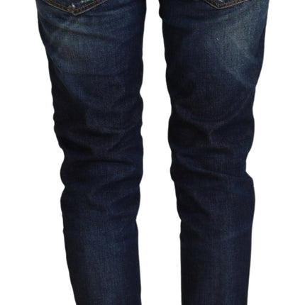Acht Blue Cotton Slim Fit Women Casual Denim Jeans