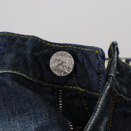 Acht Blue Cotton Slim Fit Women Casual Denim Jeans