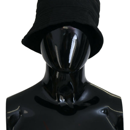 Dolce & Gabbana Black Nylon Women Bucket Cap Hat