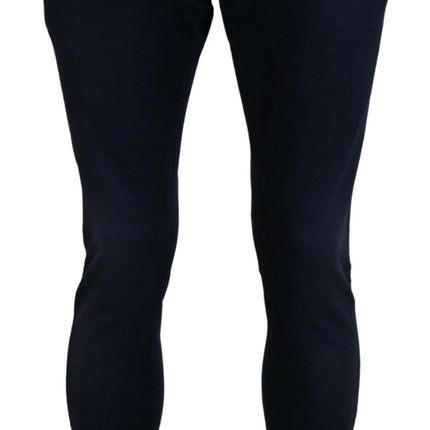 Acht Blue Cotton Tapered Slim Fit Men Casual Denim Jeans