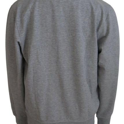 Aeronautica Militare Gray Men Pullover Sweatshirt Sweater