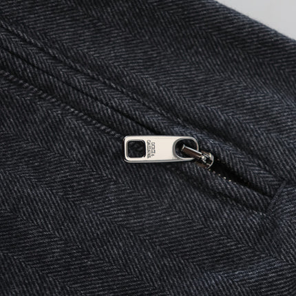 Dolce & Gabbana Gray Cotton Jogger Men Pants