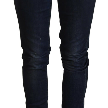 Acht Blue Low Waist Slim Fit Women Denim Jeans