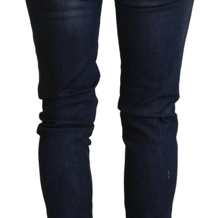 Acht Blue Low Waist Slim Fit Women Denim Jeans