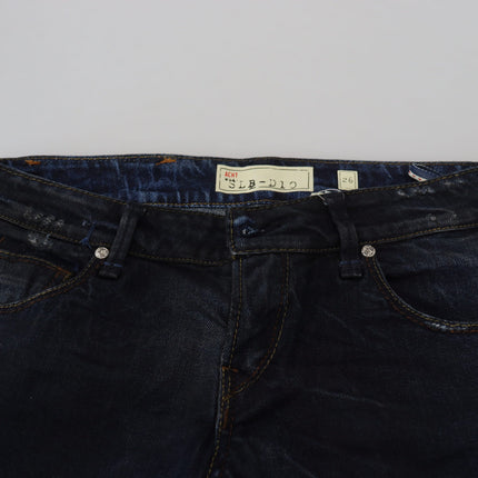 Acht Blue Low Waist Slim Fit Women Denim Jeans