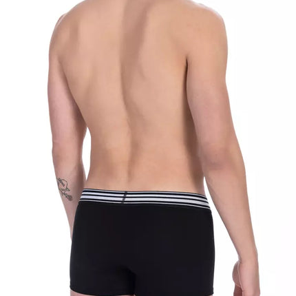 Bikkembergs Black Cotton Men's Trunk Pack