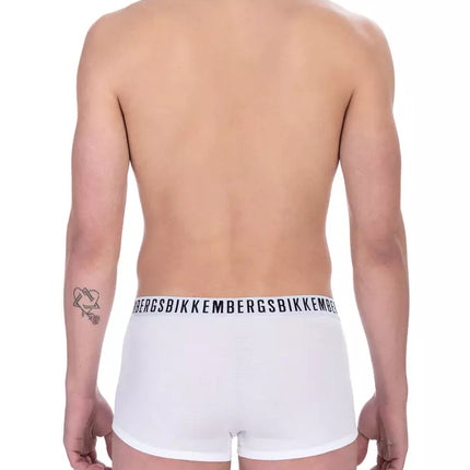 Bikkembergs White Cotton Men's Trunk