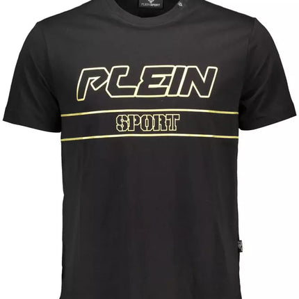Plein Sport Black Cotton T-Shirt