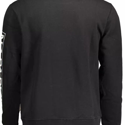 Napapijri Black Cotton Sweater