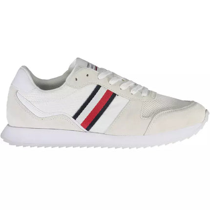 Tommy Hilfiger White Polyester Sneaker