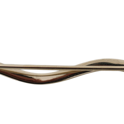 Dolce & Gabbana Silver Brass Crystal Spilla Serpente Brooch Pin