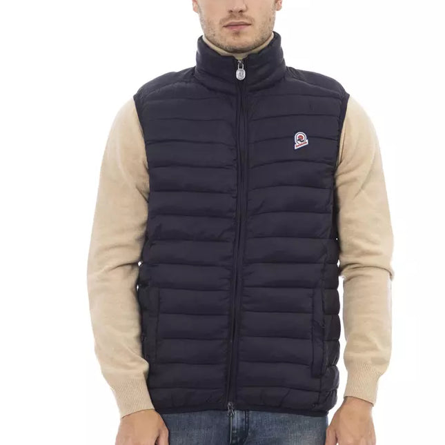 Invicta Blue Polyamide Sleveless Jacket