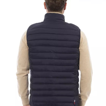 Invicta Blue Polyamide Sleveless Jacket