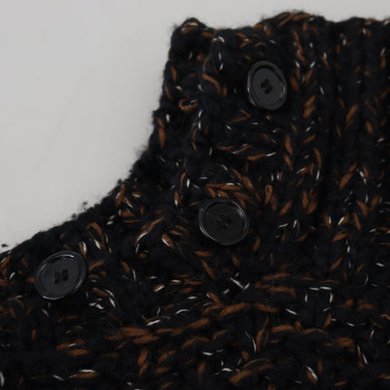 Dolce & Gabbana Brown Fatto A Mano Turtleneck Pullover Sweater