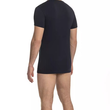 Cavalli Class "Blue Cotton Men T-Shirt"