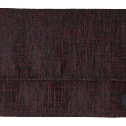 Dolce & Gabbana Maroon Pleated Elastic Ear Strap Face Mask