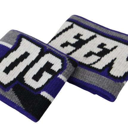 Dolce & Gabbana Purple Logo Two Piece Set Wristband
