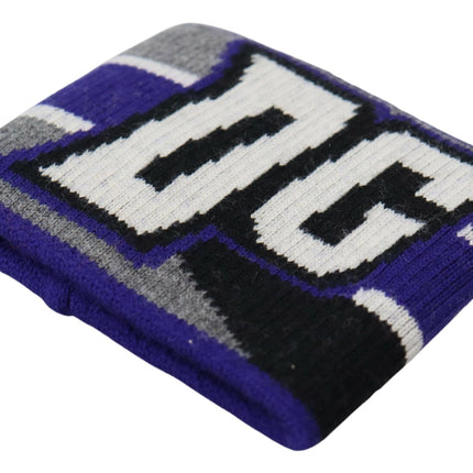 Dolce & Gabbana Purple Logo Two Piece Set Wristband