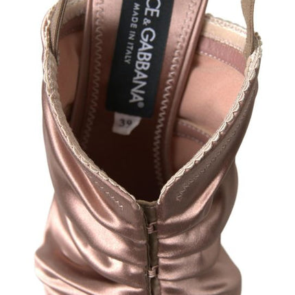 Dolce & Gabbana Light brown Slingback Corset Style Fastening stiletto heels