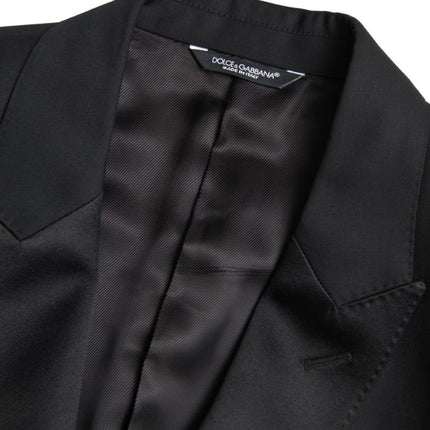 Dolce & Gabbana Black Wool Single Breasted MARTINI Blazer