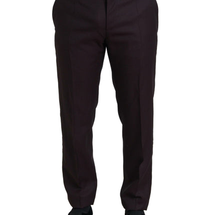 Dolce & Gabbana Maroon 2 Piece Single Breasted MARTINI Suit