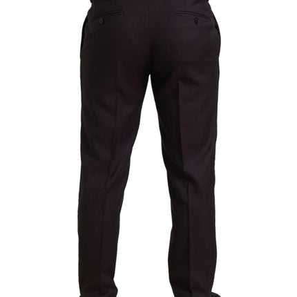 Dolce & Gabbana Maroon 2 Piece Single Breasted MARTINI Suit