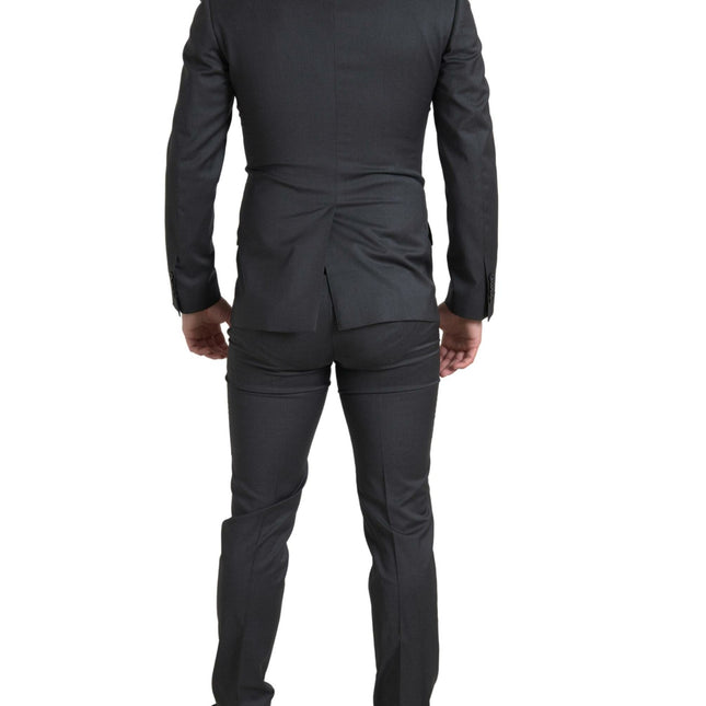 Dolce & Gabbana Gray 2 Piece Double Breasted SICILIA Suit