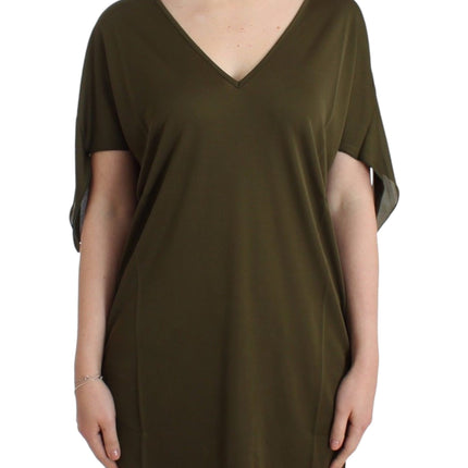 John Galliano Green shortsleeved blouse top