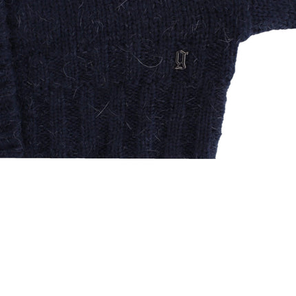 John Galliano Blue cropped cardigan