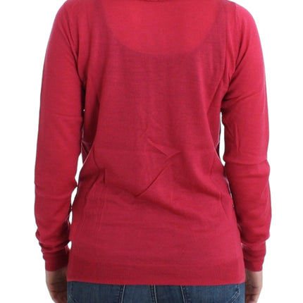 John Galliano Pink wool cardigan