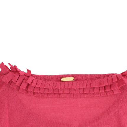 John Galliano Pink wool cardigan