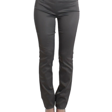 John Galliano Gray slim fit pants