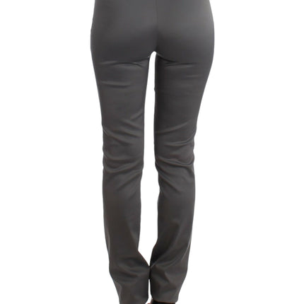 John Galliano Gray slim fit pants