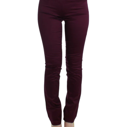 John Galliano Purple slim fit pants