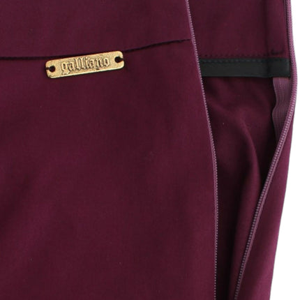 John Galliano Purple slim fit pants
