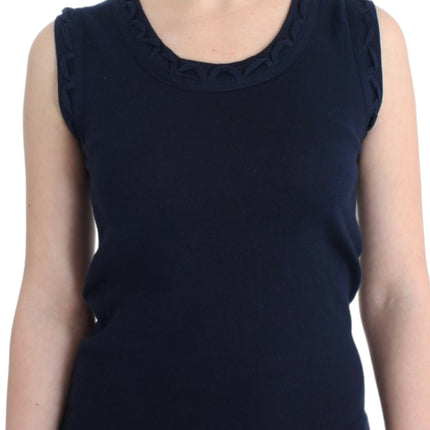 John Galliano Blue cotton jersey dress