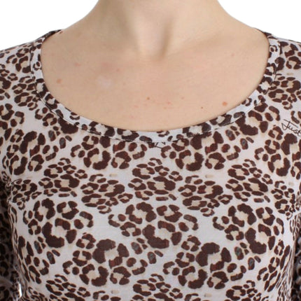 Cavalli Brown longsleeved lace top