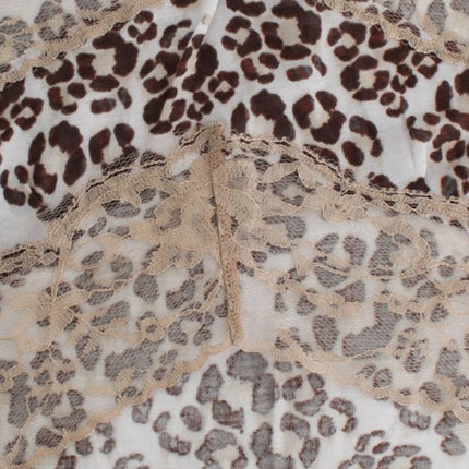 Cavalli Brown longsleeved lace top