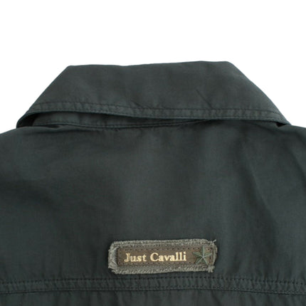 Cavalli Gray button down shirt