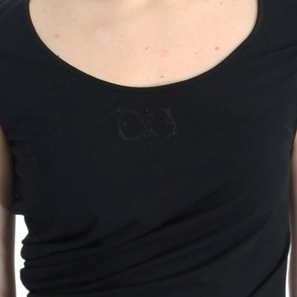 Cavalli Black Cotton Top