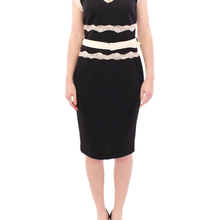 Cavalli Black lace sheath dress