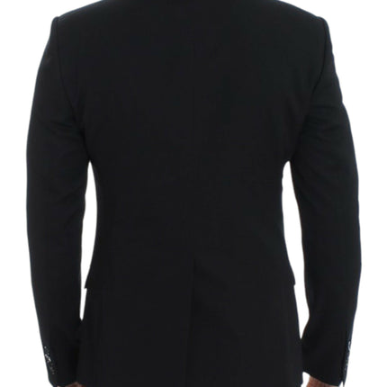 Dolce & Gabbana Black wool slim fit blazer