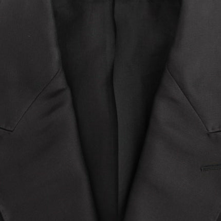 Dolce & Gabbana Black silk slim fit blazer