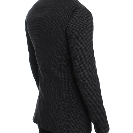 Dolce & Gabbana Black wool slim MARTINI blazer