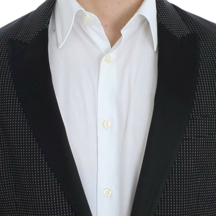 Dolce & Gabbana Black wool slim MARTINI blazer