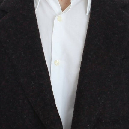 Dolce & Gabbana Bordeaux alpaga two button blazer