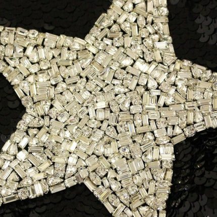Dolce & Gabbana Masterpiece black crystal swarovski stars sheath dress